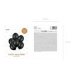 Picture of HALLOWEEN BATS BLACK LATEX BALLOONS 12 INCH - 6 PACK